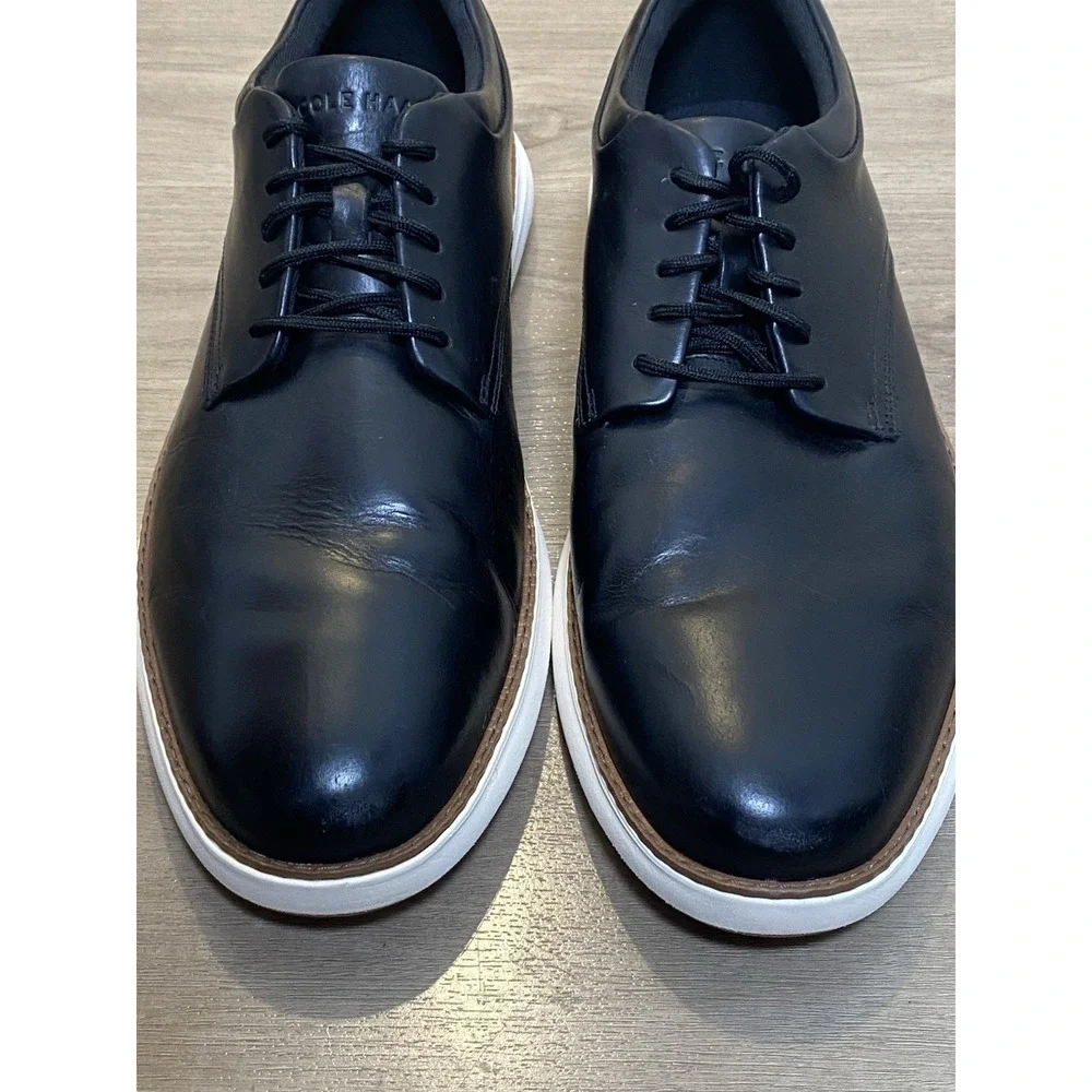 Cole Haan Men's Grand Remix Oxfords Shoes Black C40426 Size 13